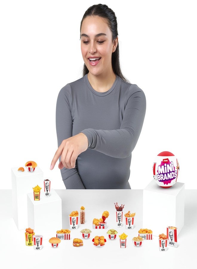 Mini Brands KFC® Capsule by ZURU Real Miniature KFC® Brand Collectible Toy, Capsules of 5 Mystery Miniature KFC® for Girls, Teens, Adults and Collectors Perfect Stocking Stuffer and Gift (2 Pack) - Image 4